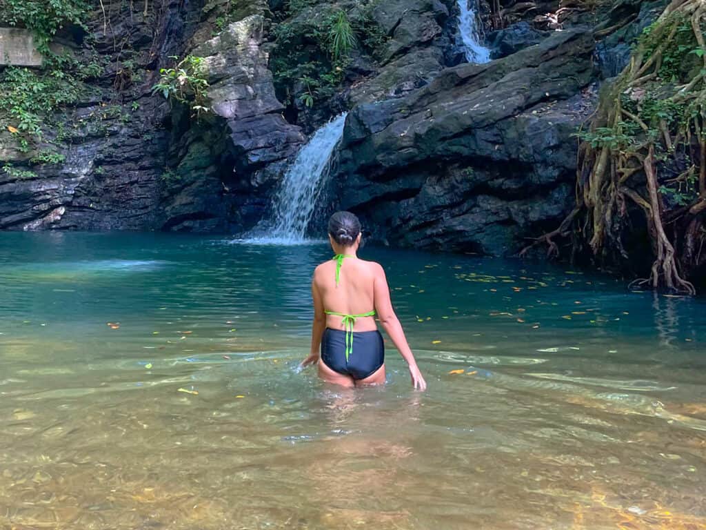 Refreshing Dip at Concepcion Falls
