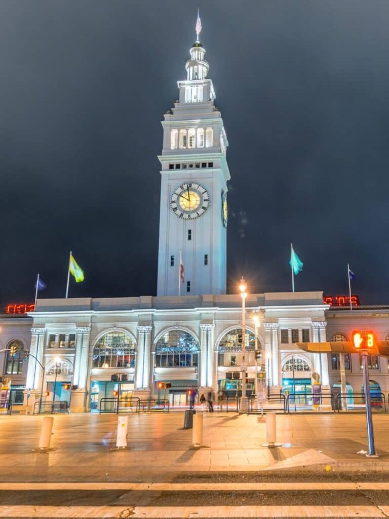 Ferry Building Marketplace at Night