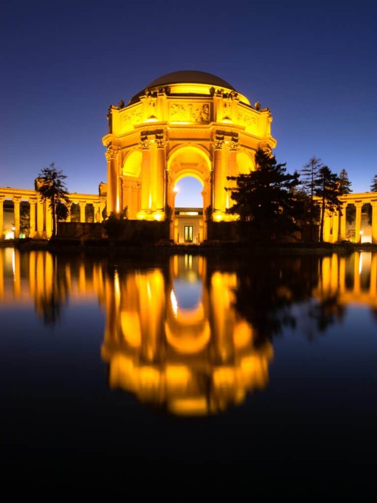 Palace of Fine Arts When Lit Up