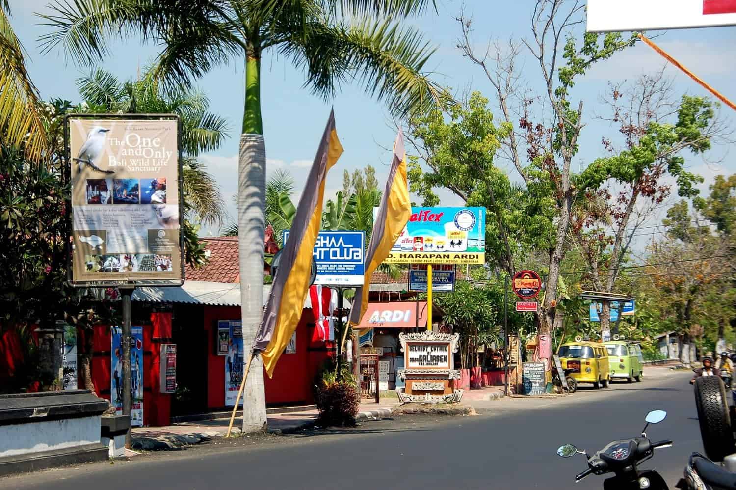 Empty streets during Nyepi in Bali, one of the most spiritual things to do in Bali