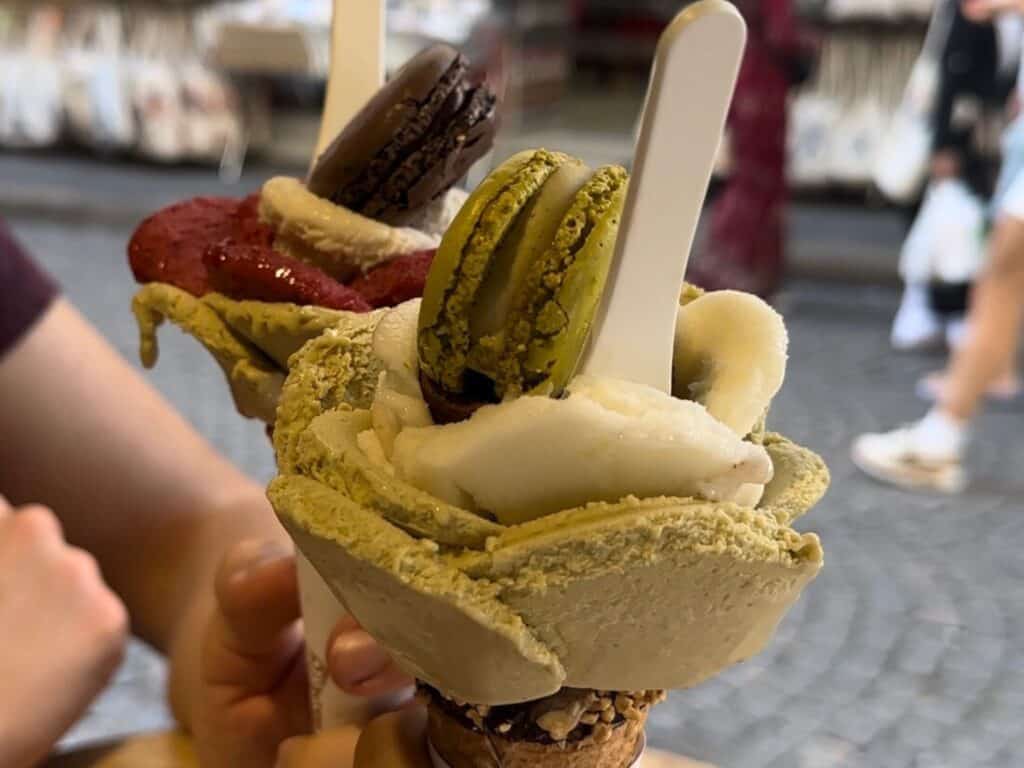 Amarino Ice Cream near Wall of Love Paris
