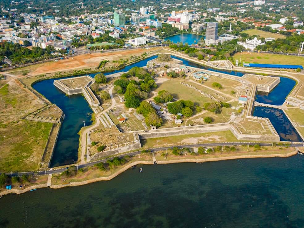 Aerial View Jaffna Port - Places to Visit in Jaffna