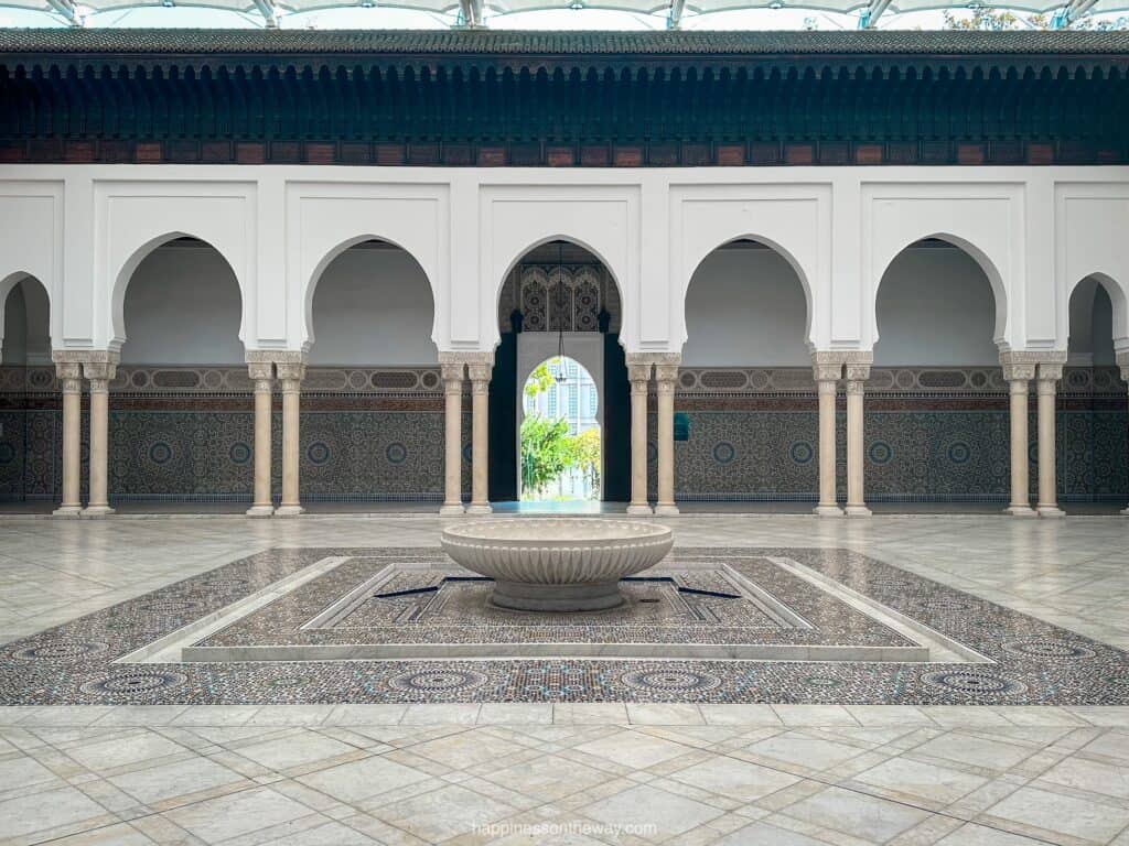 The Great Mosque of Paris Courtyard
