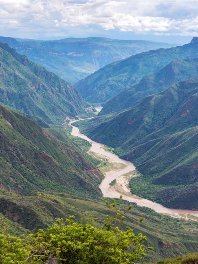 Chicamocha Canyon in San Gil Colombia