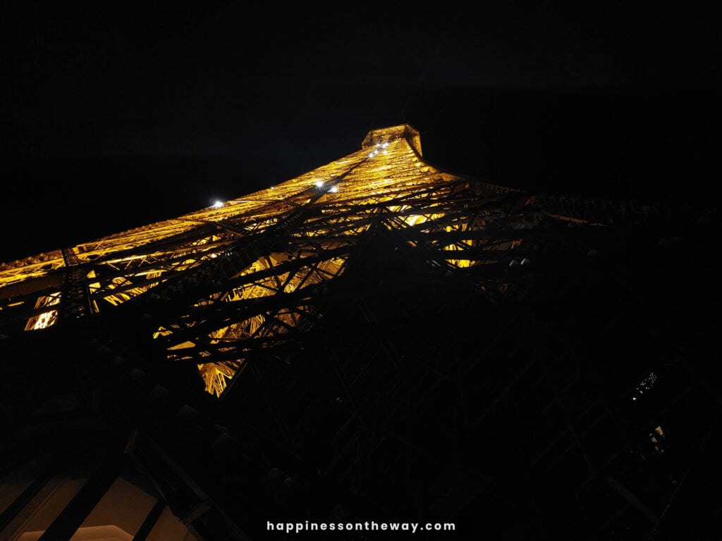 Climbing Eiffel Tower