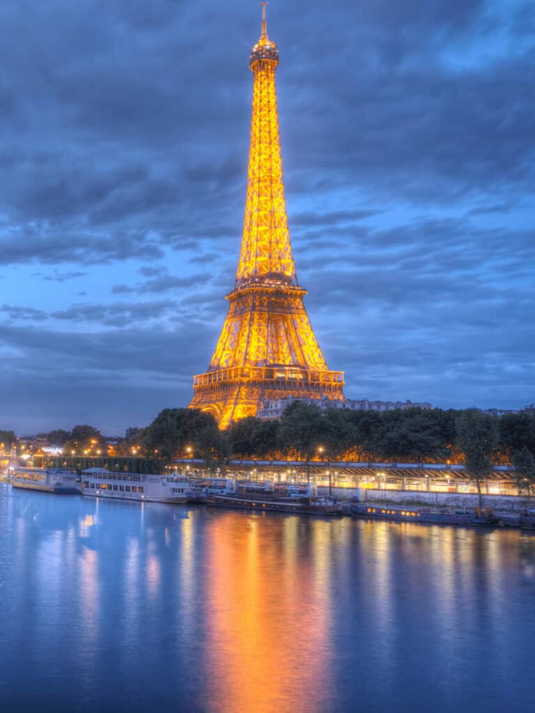 Eiffel Tower View from Seine Dinner Cruise