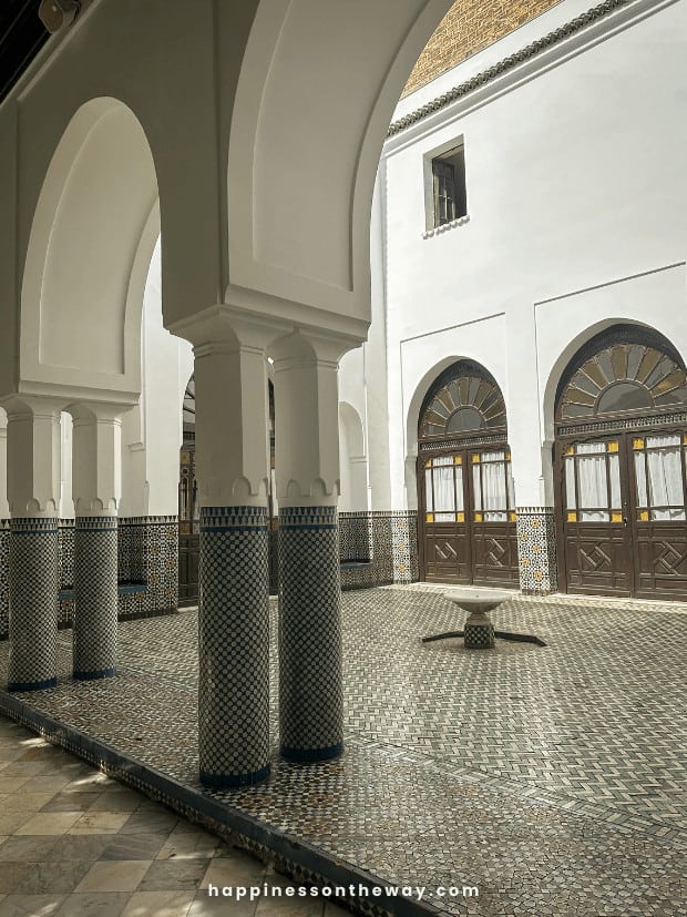 Inside of Grande Mosquée de Paris