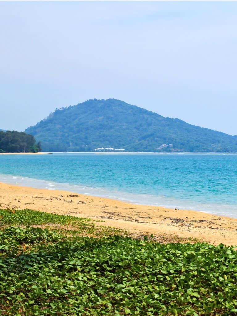 Mai Khao Phuket Beach, one of the most beautiful Phuket Beaches. It is the best beach phuket for relaxation and plane watching and plane sellfies.