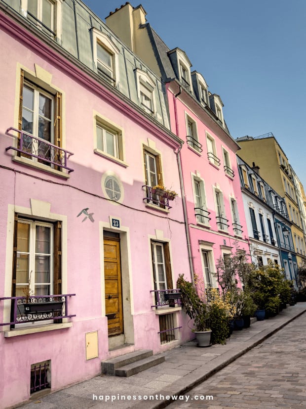 Pink house of Rue Cremieux