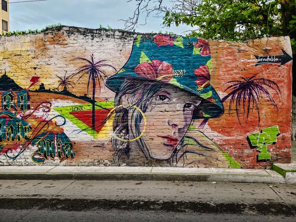 Street Art in Santa Marta Colombia