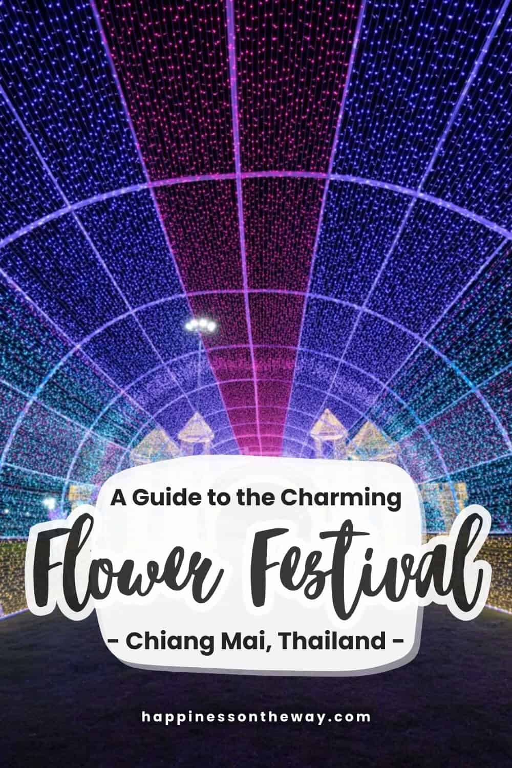 charming chiang mai flower festival 2024 in Chaloem Phrakiat Park Chiang Mai