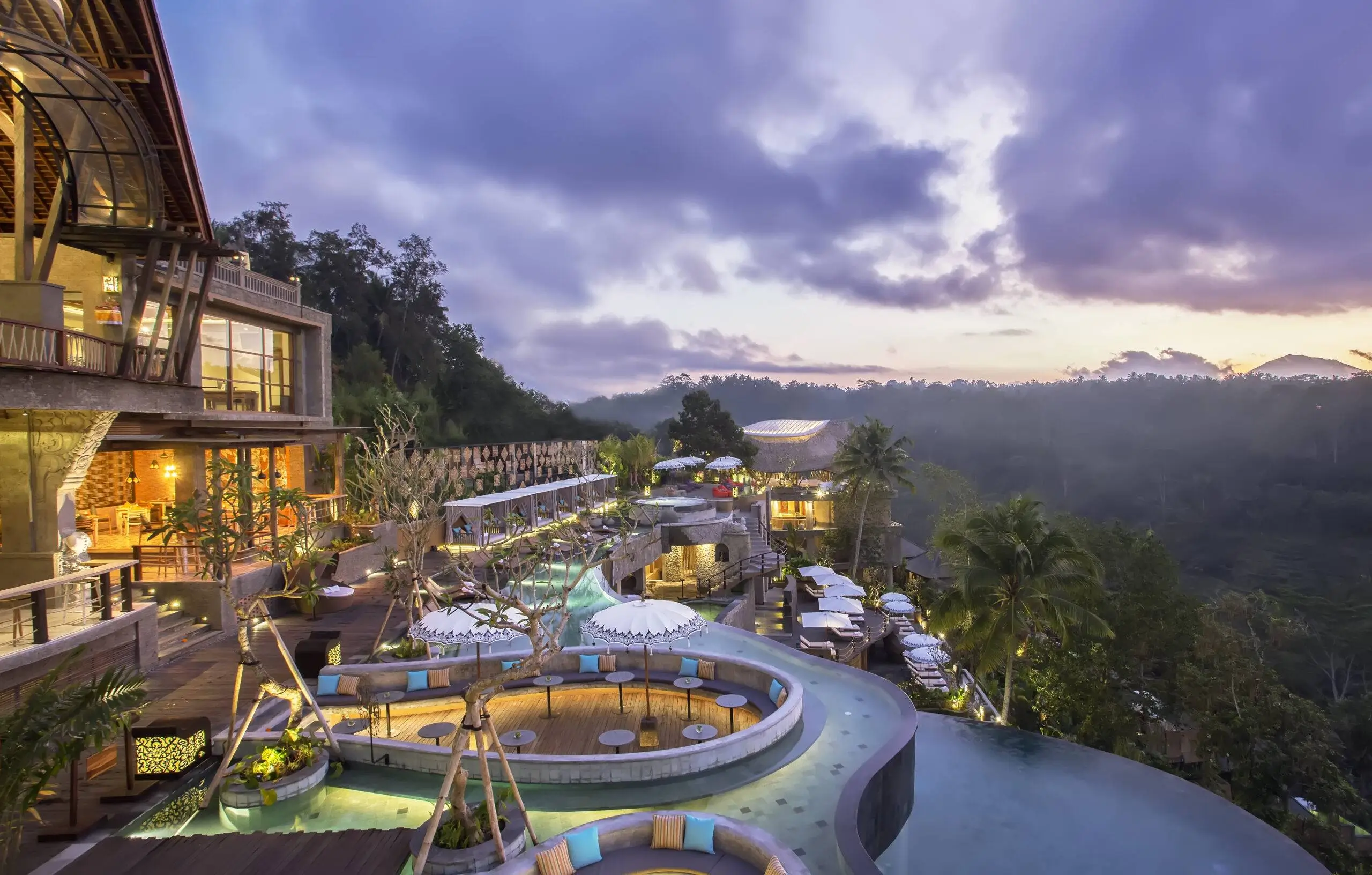 Terraced pools of Wanna Jungle Pool & Bar