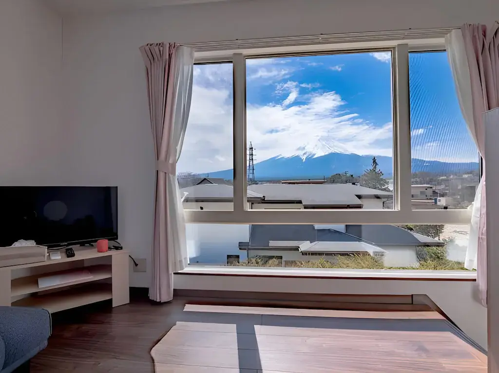 View from the room at Sakura Fuji Hotel 