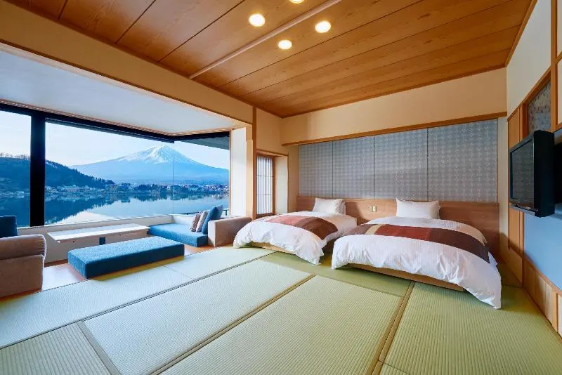 Japanese-style room at Ubuya Ryokan