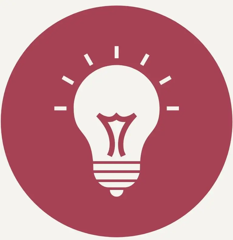 An icon of a lightbulb for an article about where to eat in Talkeetna, Alaska.