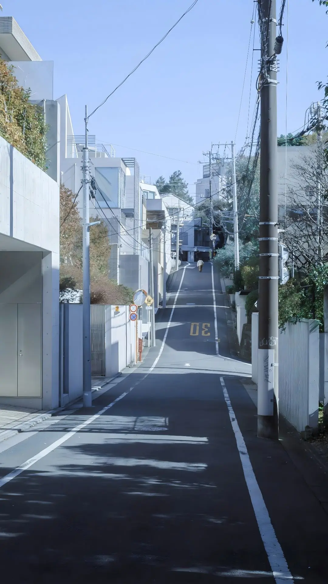 Quiet residential street in Tokyo showing Volunteer Opportunities in Japan.