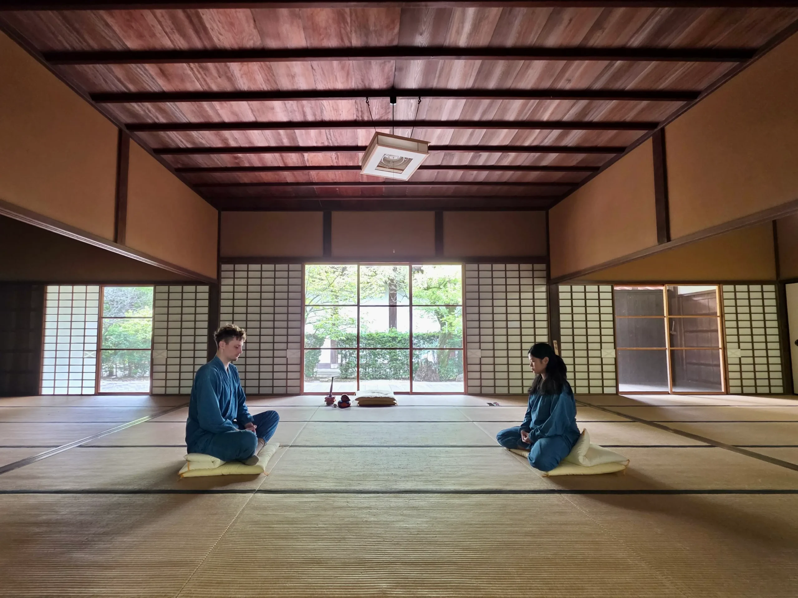 Things to Do in Uji: participating in a Zen meditation experience inside a traditional Japanese temple