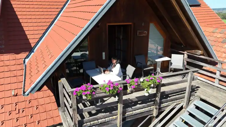 blogging in a farm house in germany
